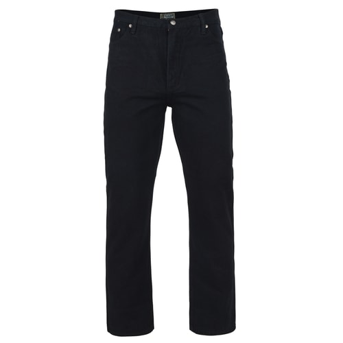 KAM Tall Fit Jeans Black